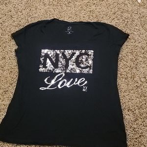 New York and company sequined tshirt
